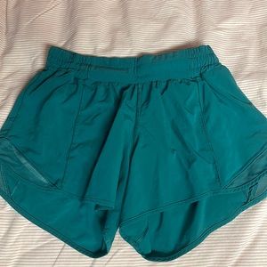 Lululemon Hotty Hot Shorts Teal
